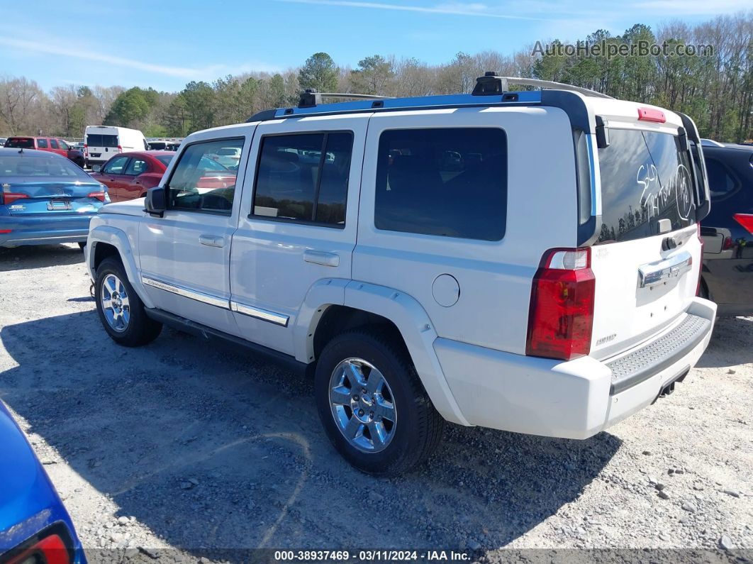 2006 Jeep Commander Limited White vin: 1J8HH58N56C150517