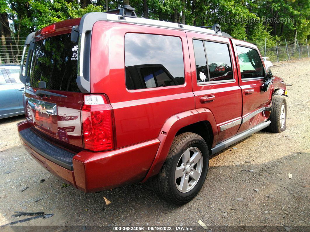 2006 Jeep Commander Limited Maroon vin: 1J8HH58N56C369221