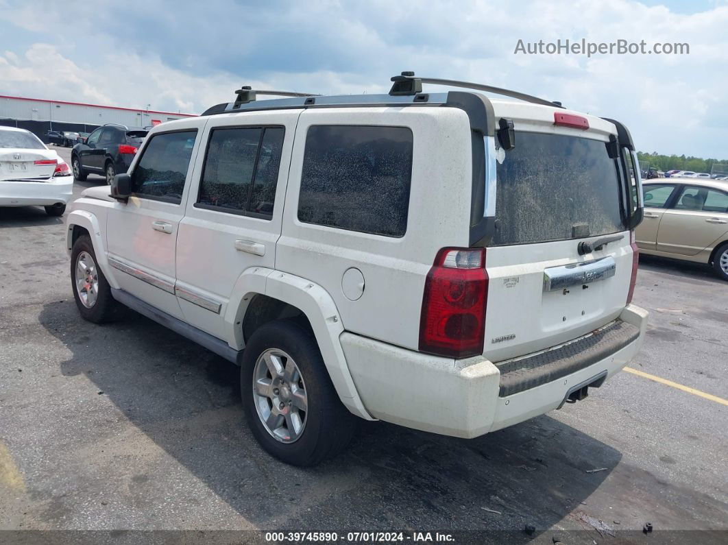 2006 Jeep Commander Limited White vin: 1J8HH58N66C247984