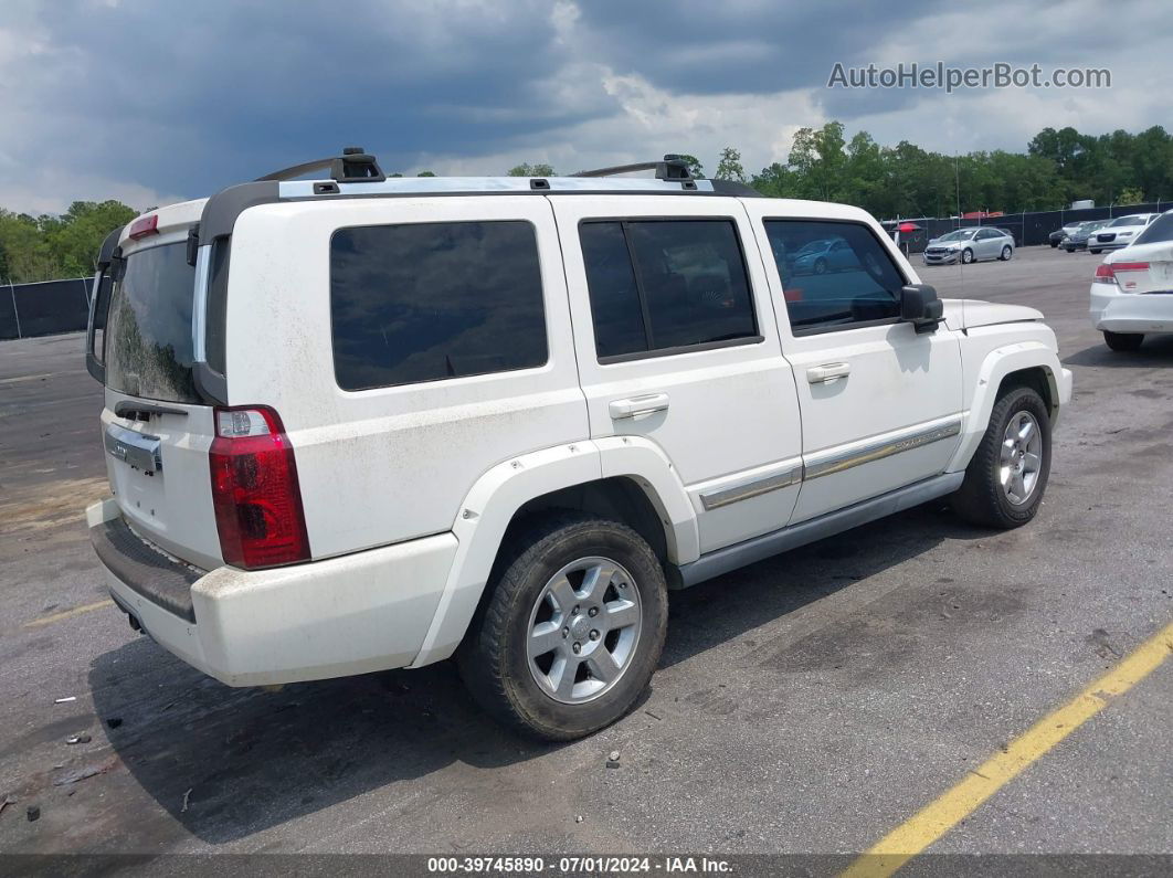 2006 Jeep Commander Limited White vin: 1J8HH58N66C247984