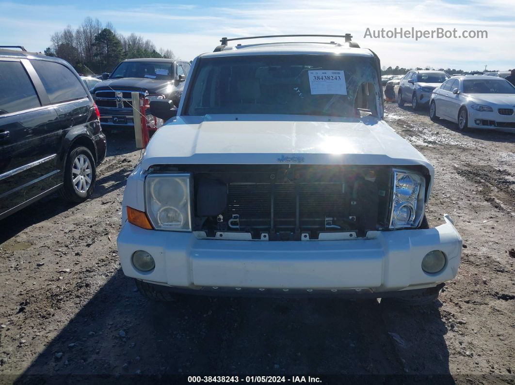 2006 Jeep Commander Limited White vin: 1J8HH58N76C144637