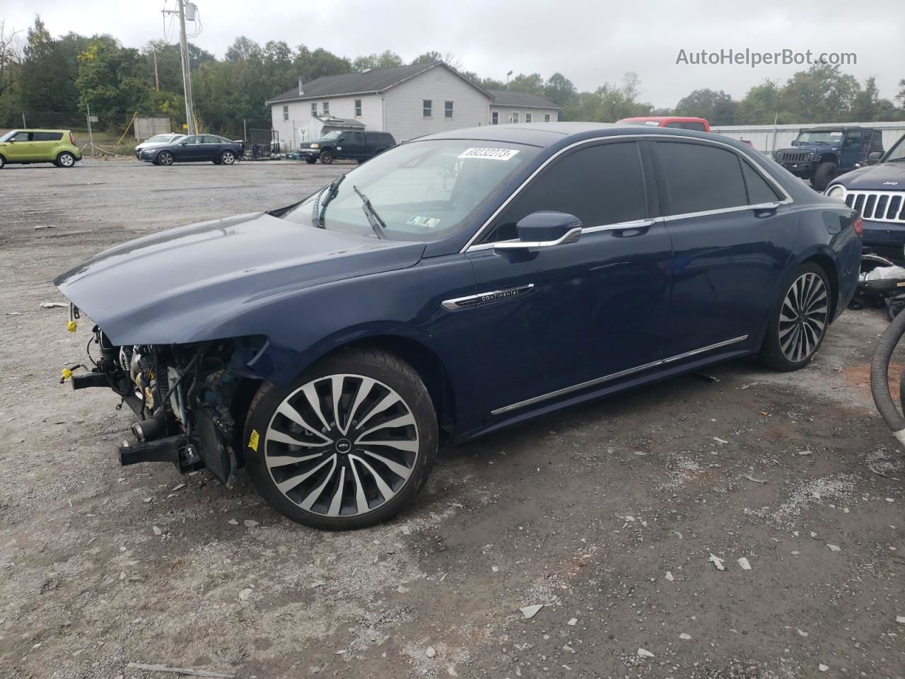 2017 Lincoln Continental Black Label Blue vin: 1LN6L9BC7H5618987