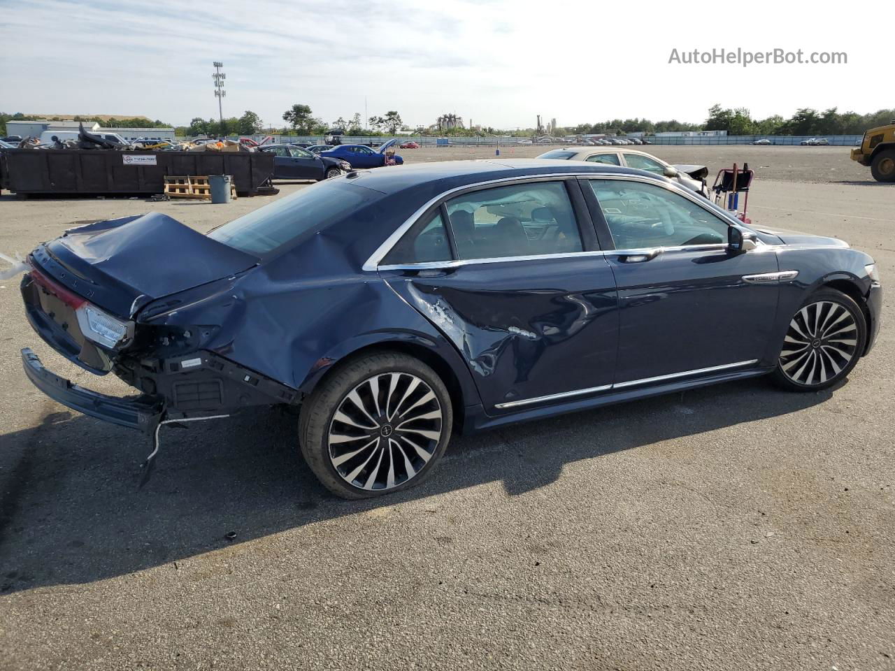 2017 Lincoln Continental Black Label Blue vin: 1LN6L9BC8H5626628