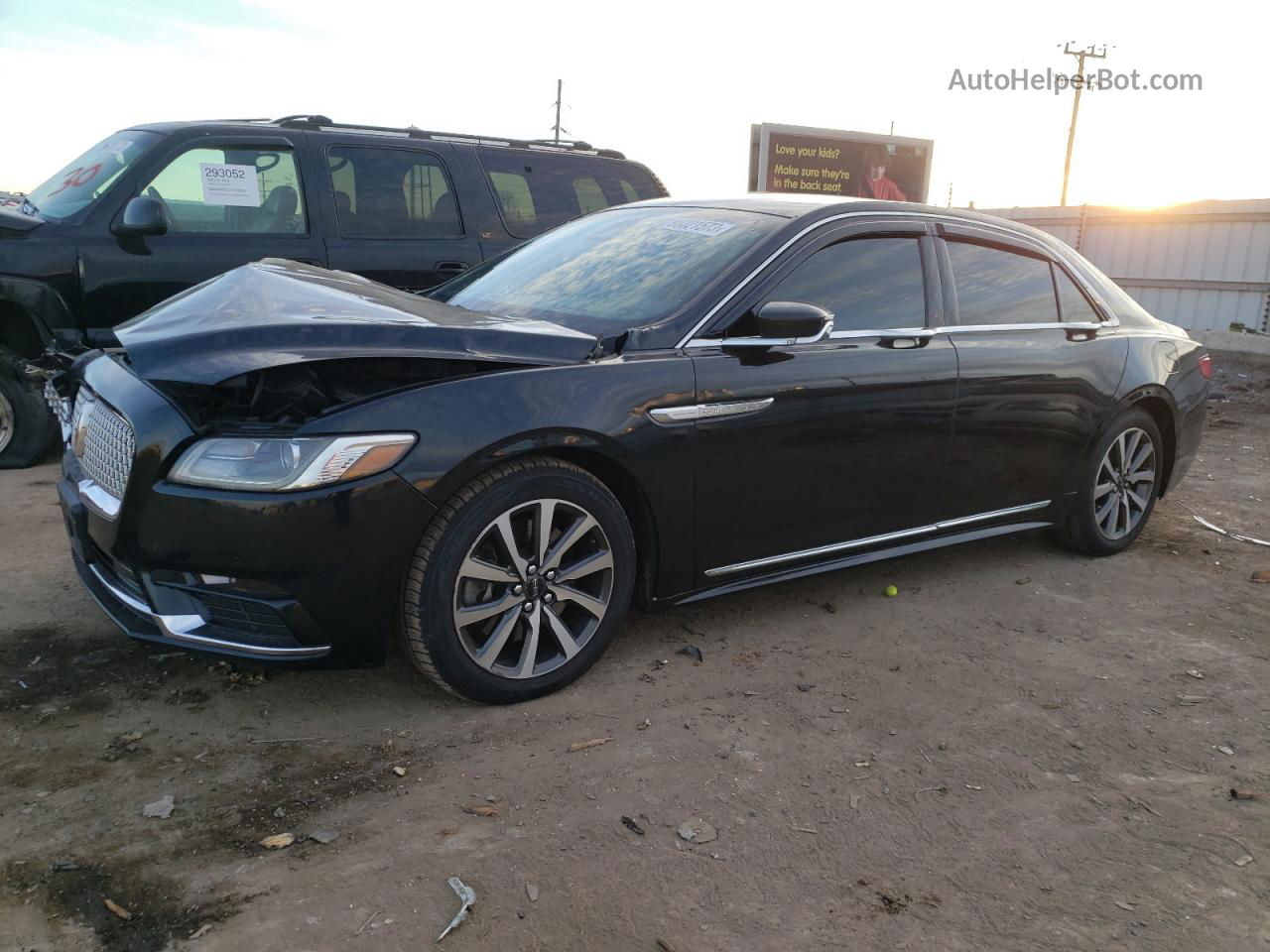 2017 Lincoln Continental  Black vin: 1LN6L9HK1H5617753