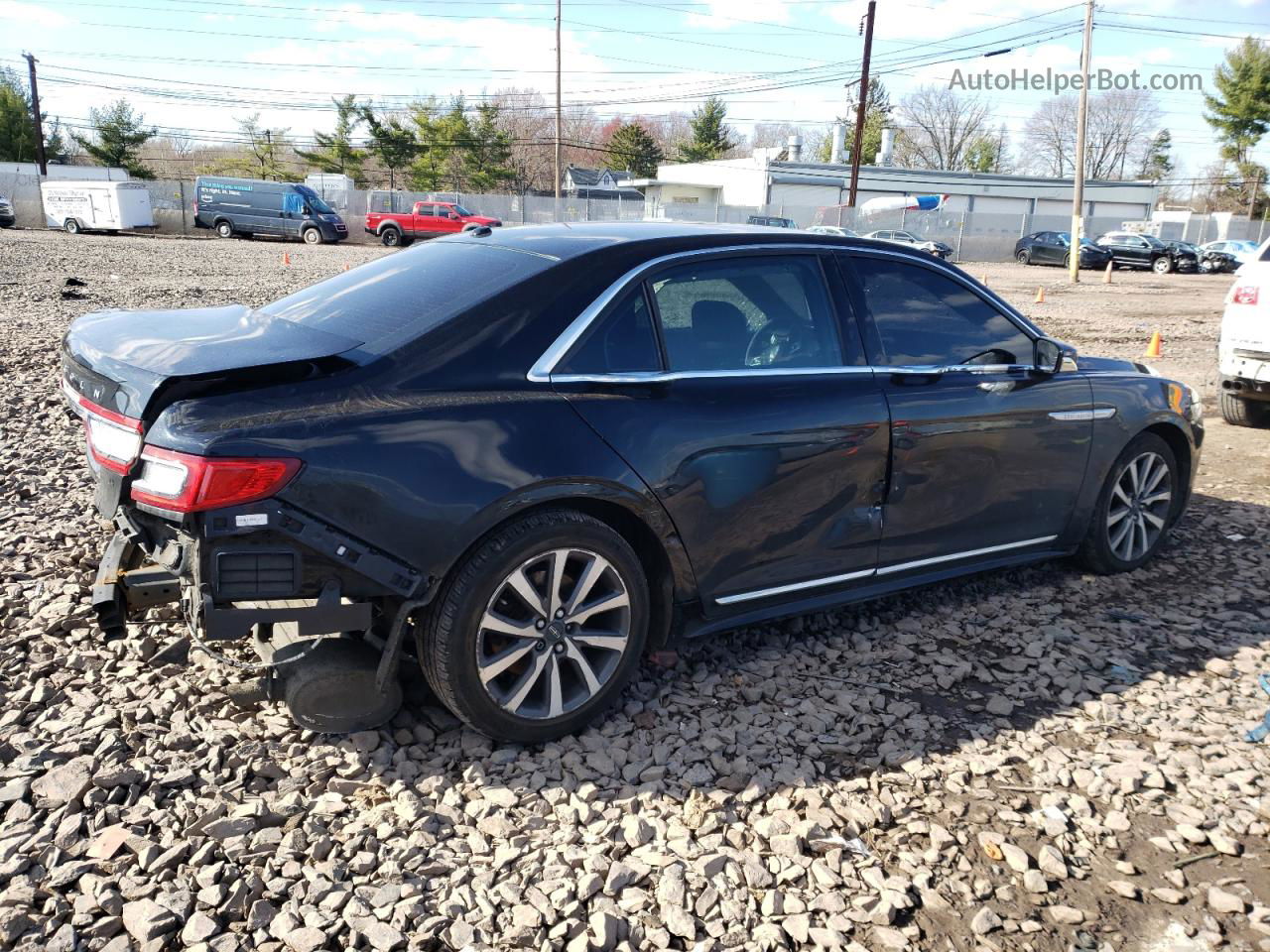 2017 Lincoln Continental  Черный vin: 1LN6L9HKXH5614835