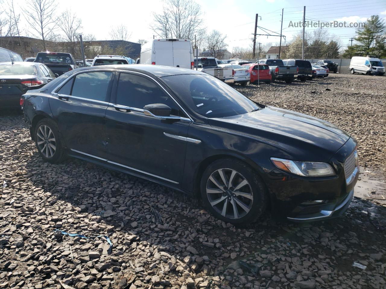 2017 Lincoln Continental  Black vin: 1LN6L9HKXH5614835