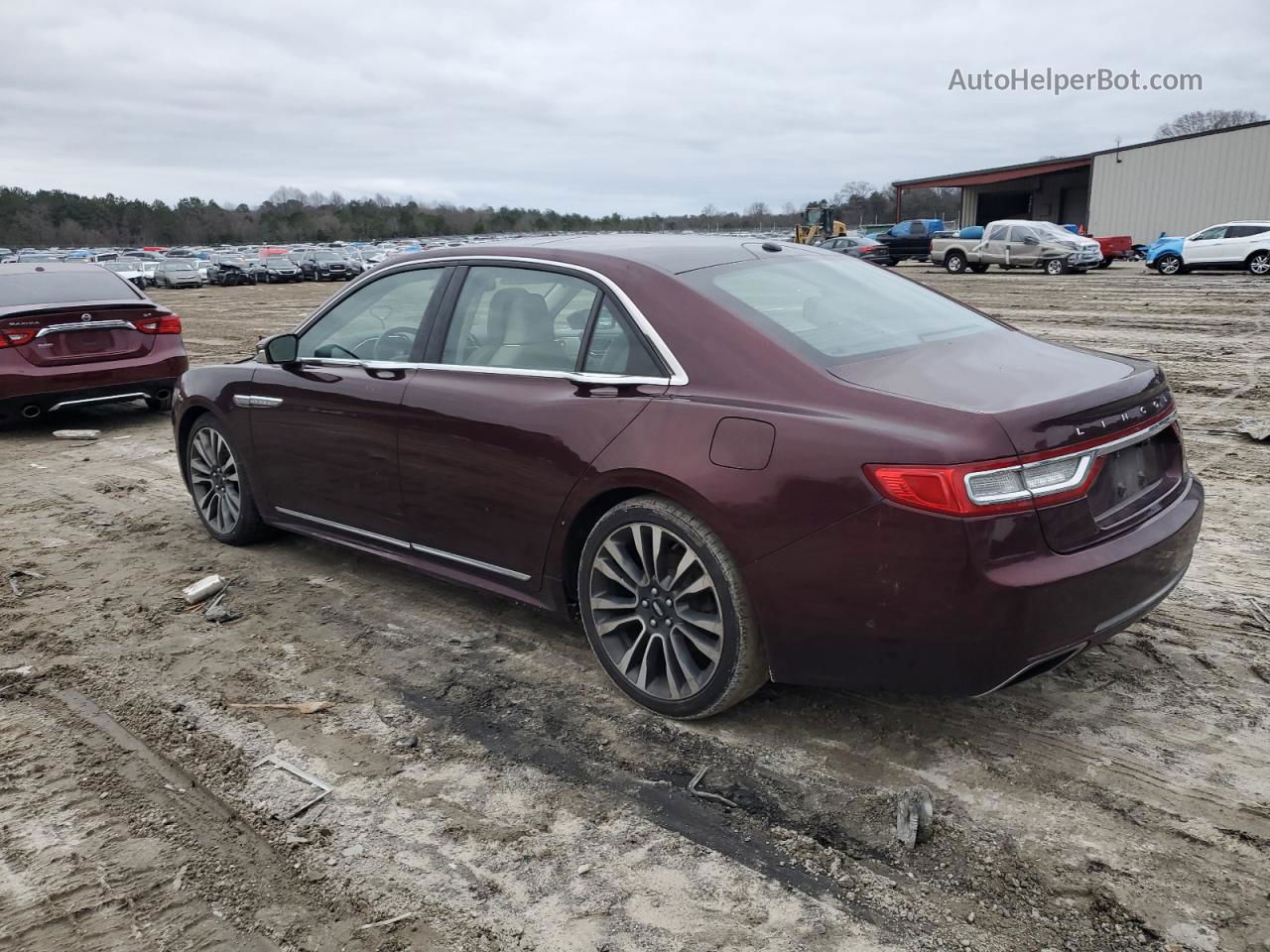 2017 Lincoln Continental Reserve Maroon vin: 1LN6L9NC1H5626904