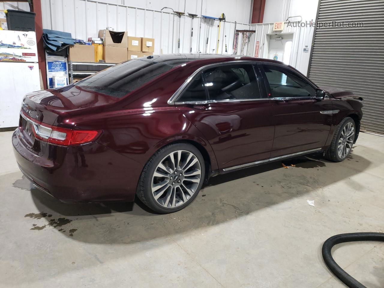 2017 Lincoln Continental Reserve Maroon vin: 1LN6L9NC3H5607089