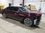 2017 Lincoln Continental Reserve Maroon vin: 1LN6L9NC3H5607089