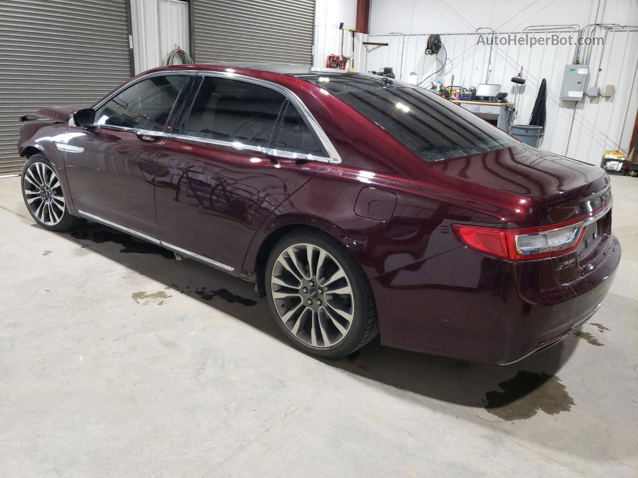 2017 Lincoln Continental Reserve Maroon vin: 1LN6L9NC3H5607089