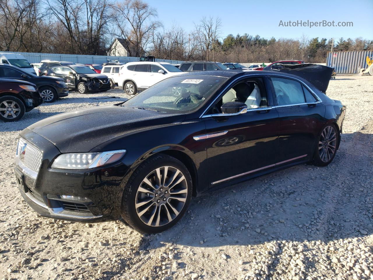 2017 Lincoln Continental Reserve Black vin: 1LN6L9NC8H5605595