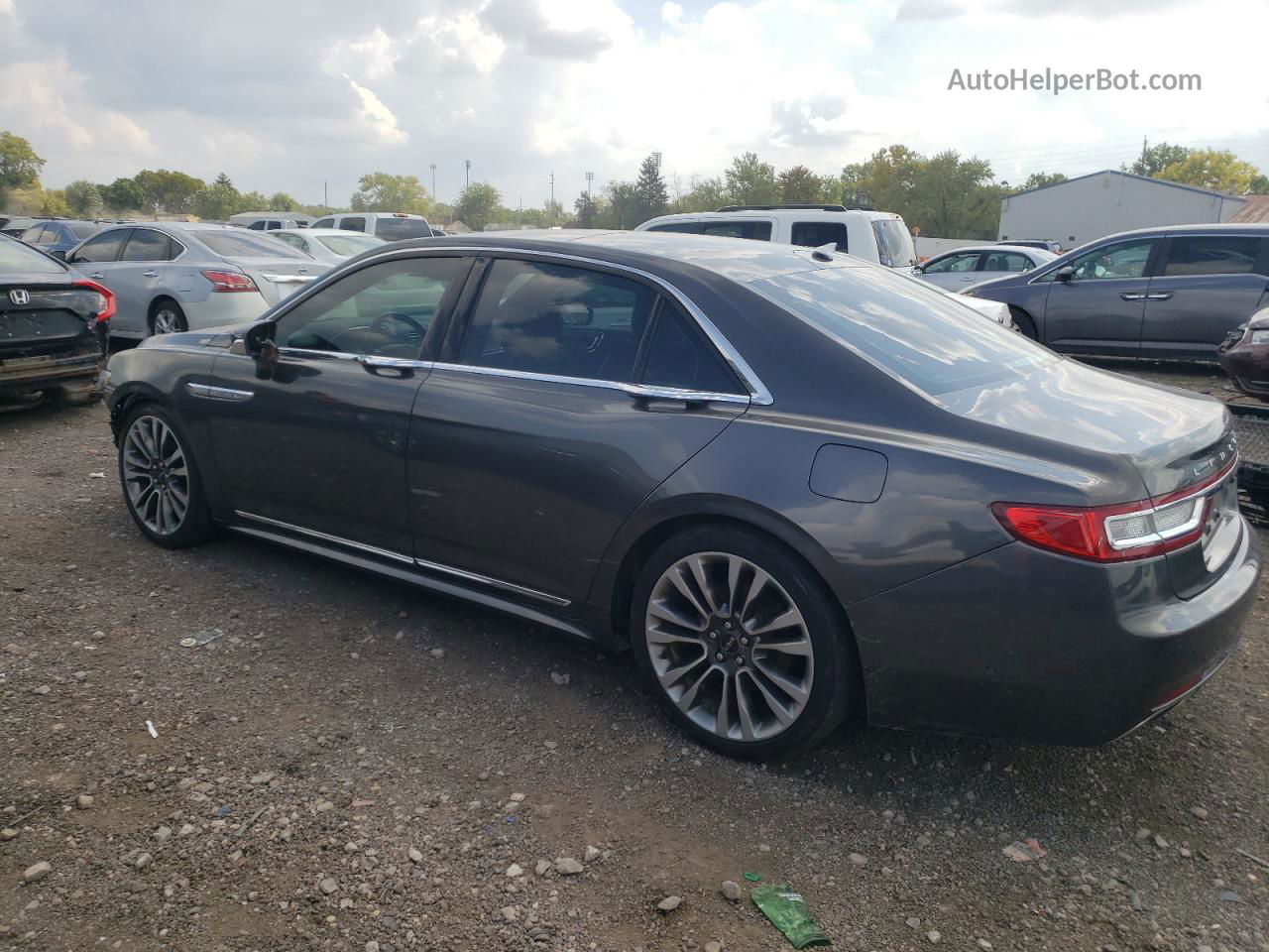 2017 Lincoln Continental Reserve Gray vin: 1LN6L9NC8H5611395