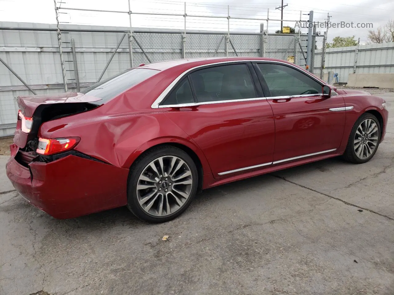 2017 Lincoln Continental Reserve Red vin: 1LN6L9NCXH5609342