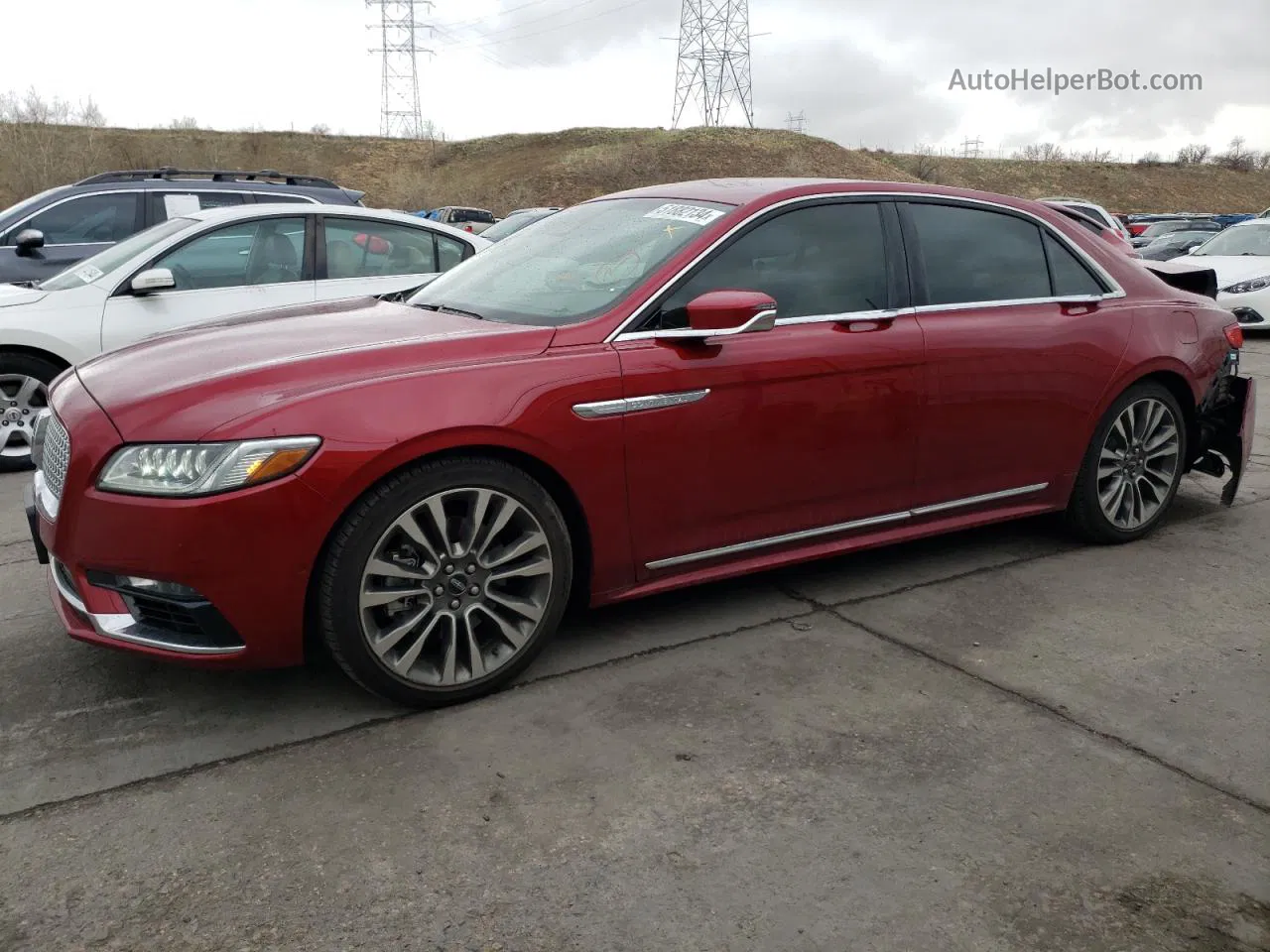 2017 Lincoln Continental Reserve Red vin: 1LN6L9NCXH5609342