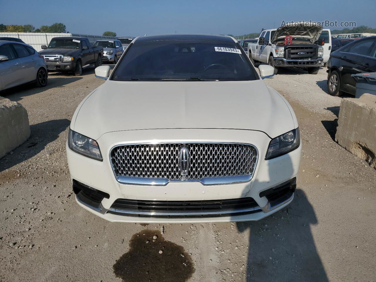 2017 Lincoln Continental Reserve White vin: 1LN6L9NP1H5629434