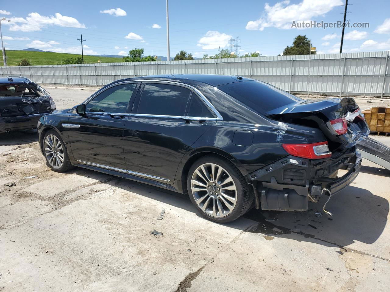 2017 Lincoln Continental Reserve Black vin: 1LN6L9NP2H5609614