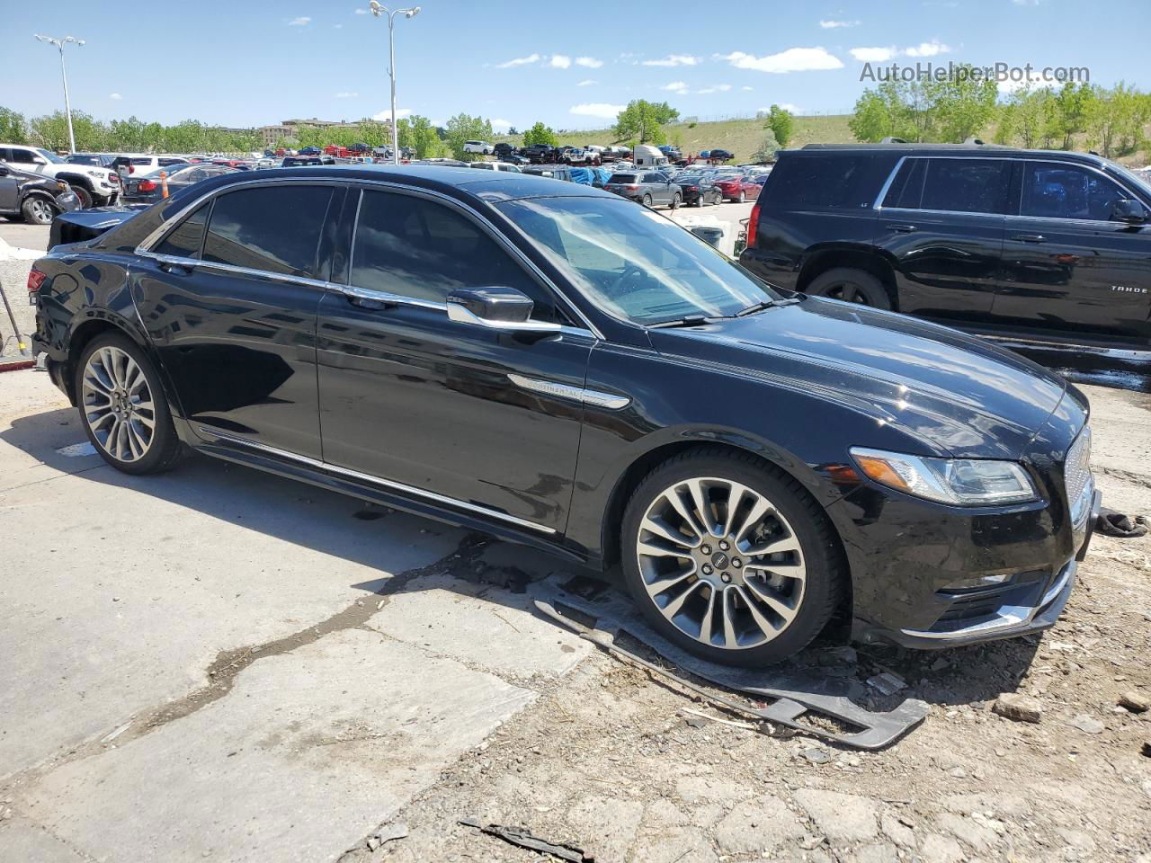 2017 Lincoln Continental Reserve Black vin: 1LN6L9NP2H5609614