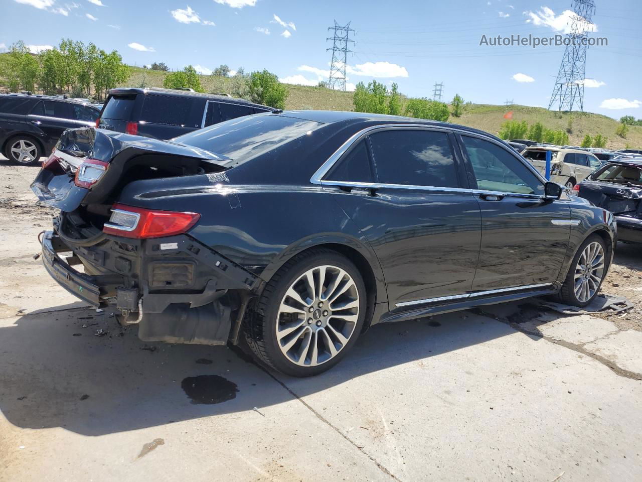 2017 Lincoln Continental Reserve Black vin: 1LN6L9NP2H5609614