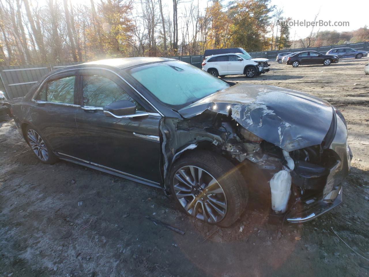 2017 Lincoln Continental Reserve Gray vin: 1LN6L9NP3H5602400