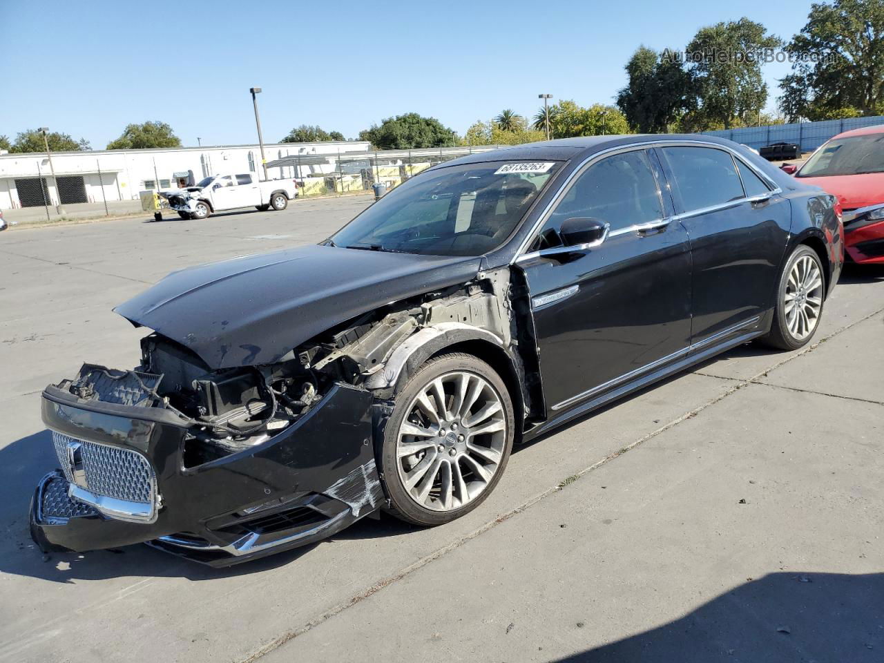 2017 Lincoln Continental Reserve Черный vin: 1LN6L9NP6H5618879