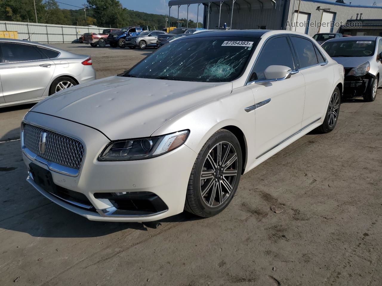 2017 Lincoln Continental Reserve White vin: 1LN6L9NP9H5601087