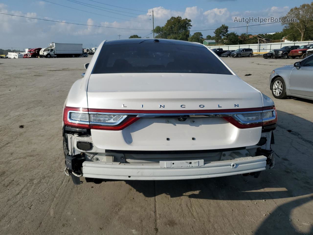 2017 Lincoln Continental Reserve White vin: 1LN6L9NP9H5601087