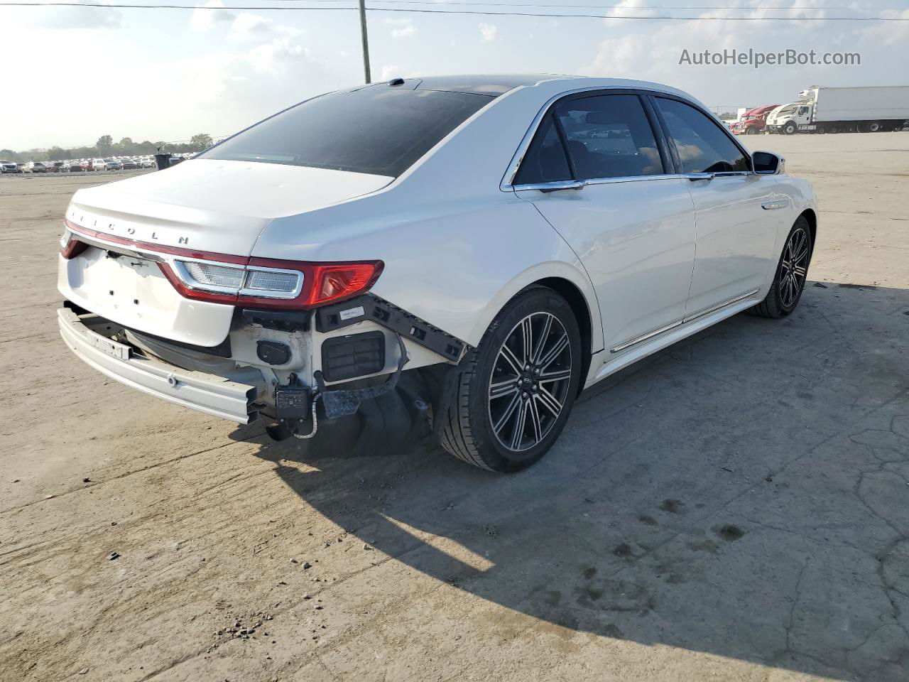 2017 Lincoln Continental Reserve White vin: 1LN6L9NP9H5601087