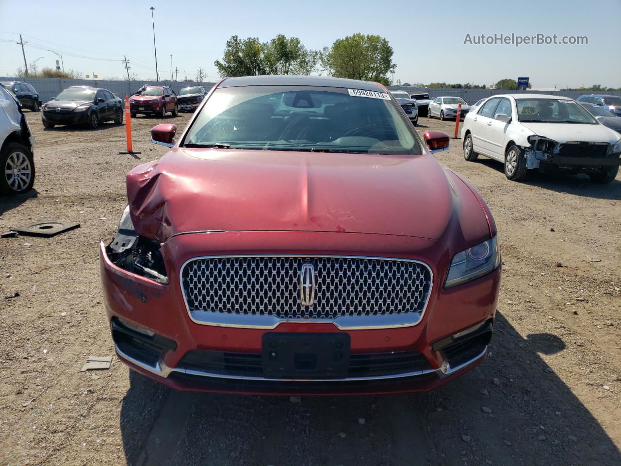 2017 Lincoln Continental Reserve Red vin: 1LN6L9NP9H5607634