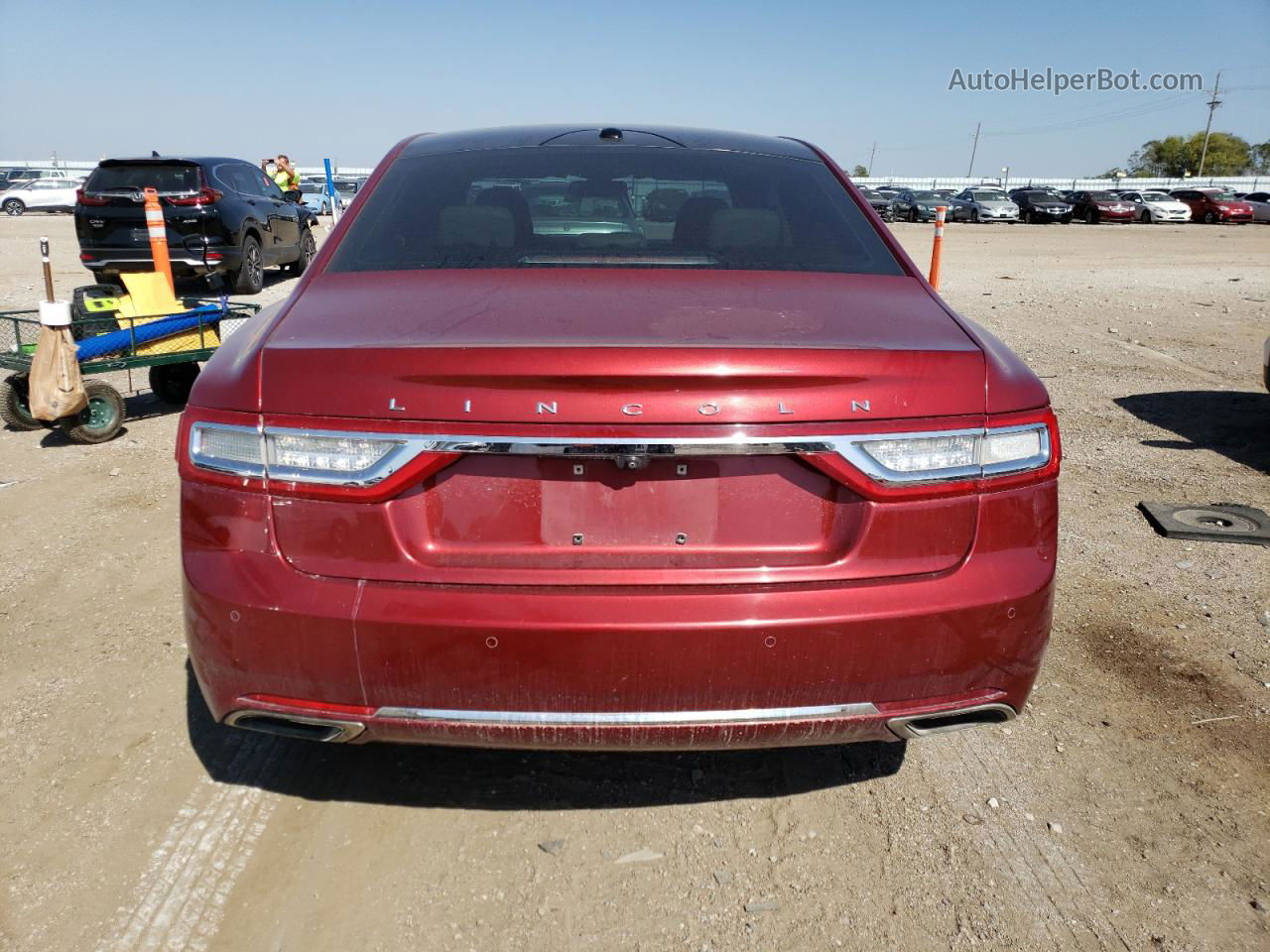 2017 Lincoln Continental Reserve Красный vin: 1LN6L9NP9H5607634