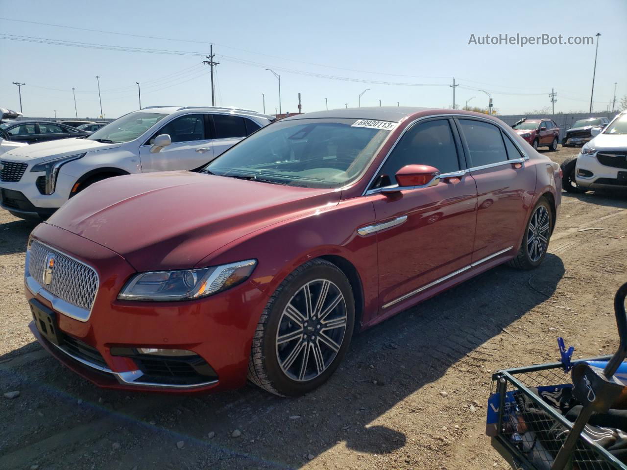 2017 Lincoln Continental Reserve Red vin: 1LN6L9NP9H5607634