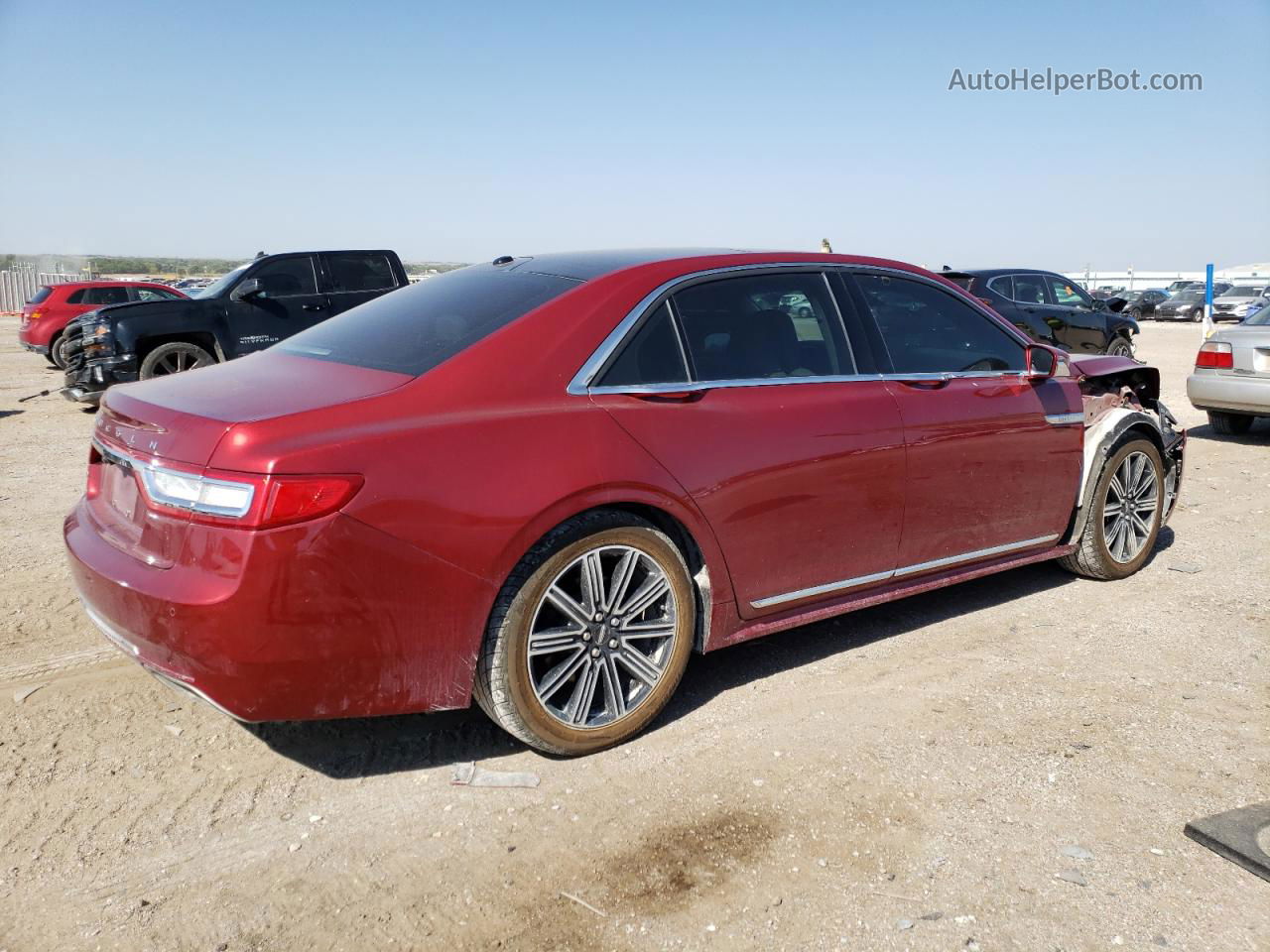 2017 Lincoln Continental Reserve Красный vin: 1LN6L9NP9H5607634