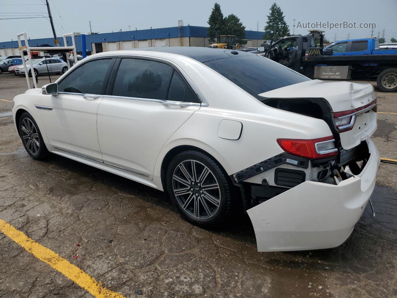 2017 Lincoln Continental Reserve White vin: 1LN6L9NPXH5620165