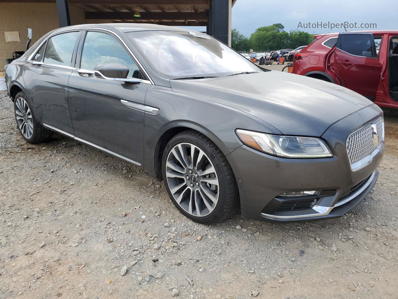 2017 Lincoln Continental Reserve Gray vin: 1LN6L9NPXH5636642