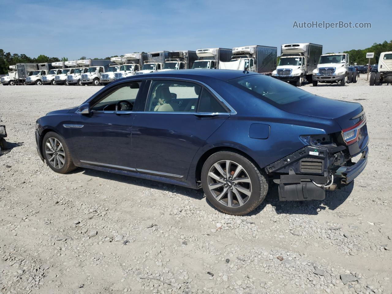 2017 Lincoln Continental Premiere Синий vin: 1LN6L9PK0H5606745