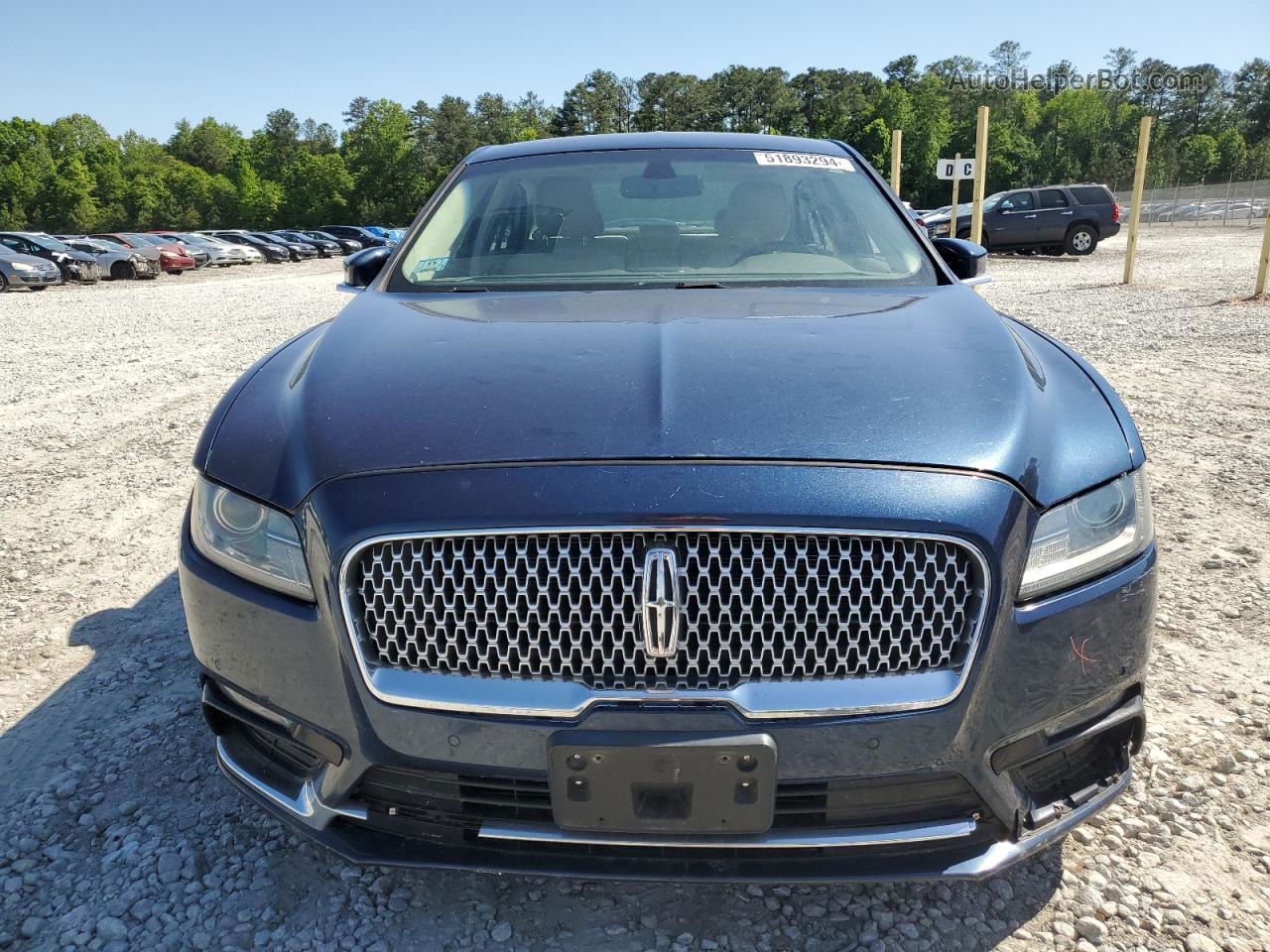 2017 Lincoln Continental Premiere Blue vin: 1LN6L9PK0H5606745