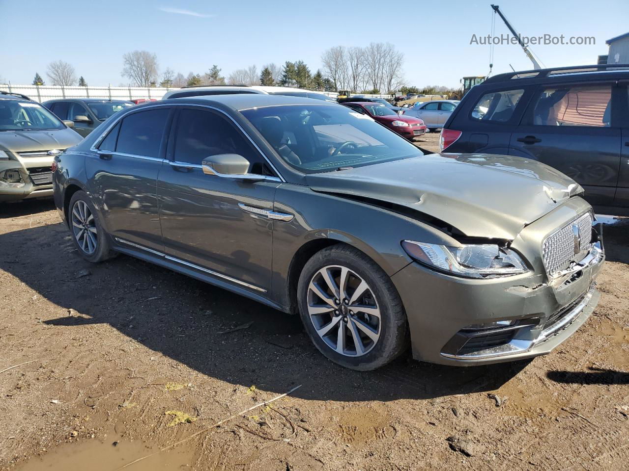 2017 Lincoln Continental Premiere Gray vin: 1LN6L9PK0H5631046