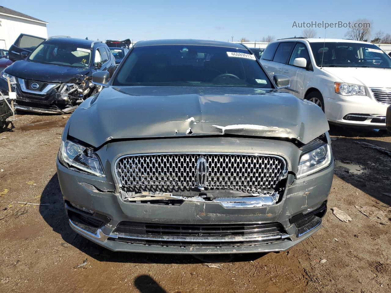 2017 Lincoln Continental Premiere Серый vin: 1LN6L9PK0H5631046