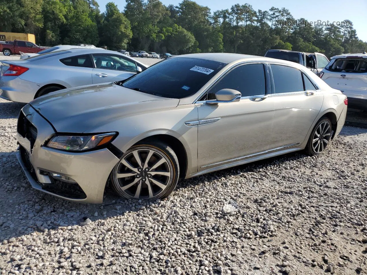 2017 Lincoln Continental Premiere Tan vin: 1LN6L9PK4H5605839