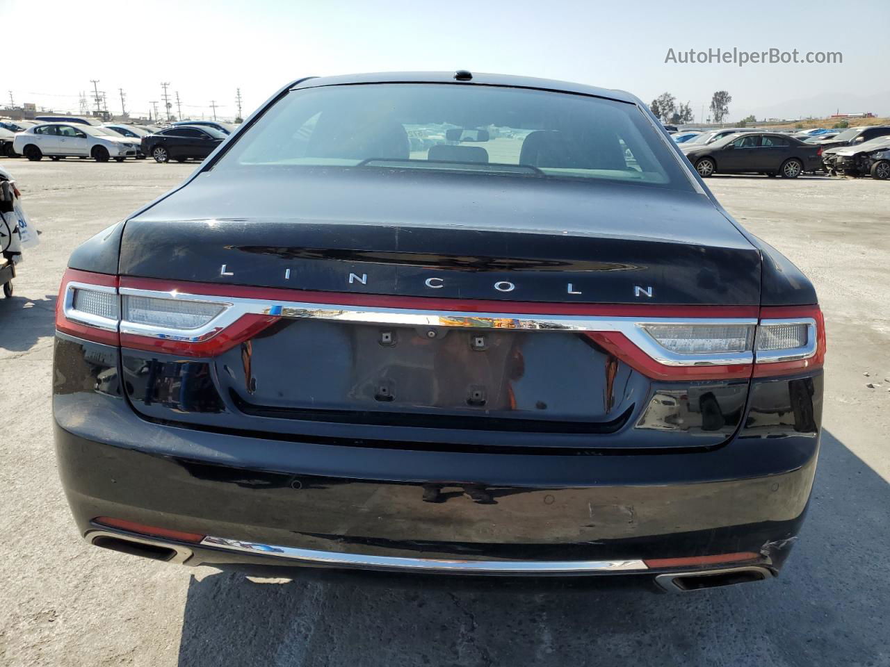 2017 Lincoln Continental Premiere Black vin: 1LN6L9PK6H5611240