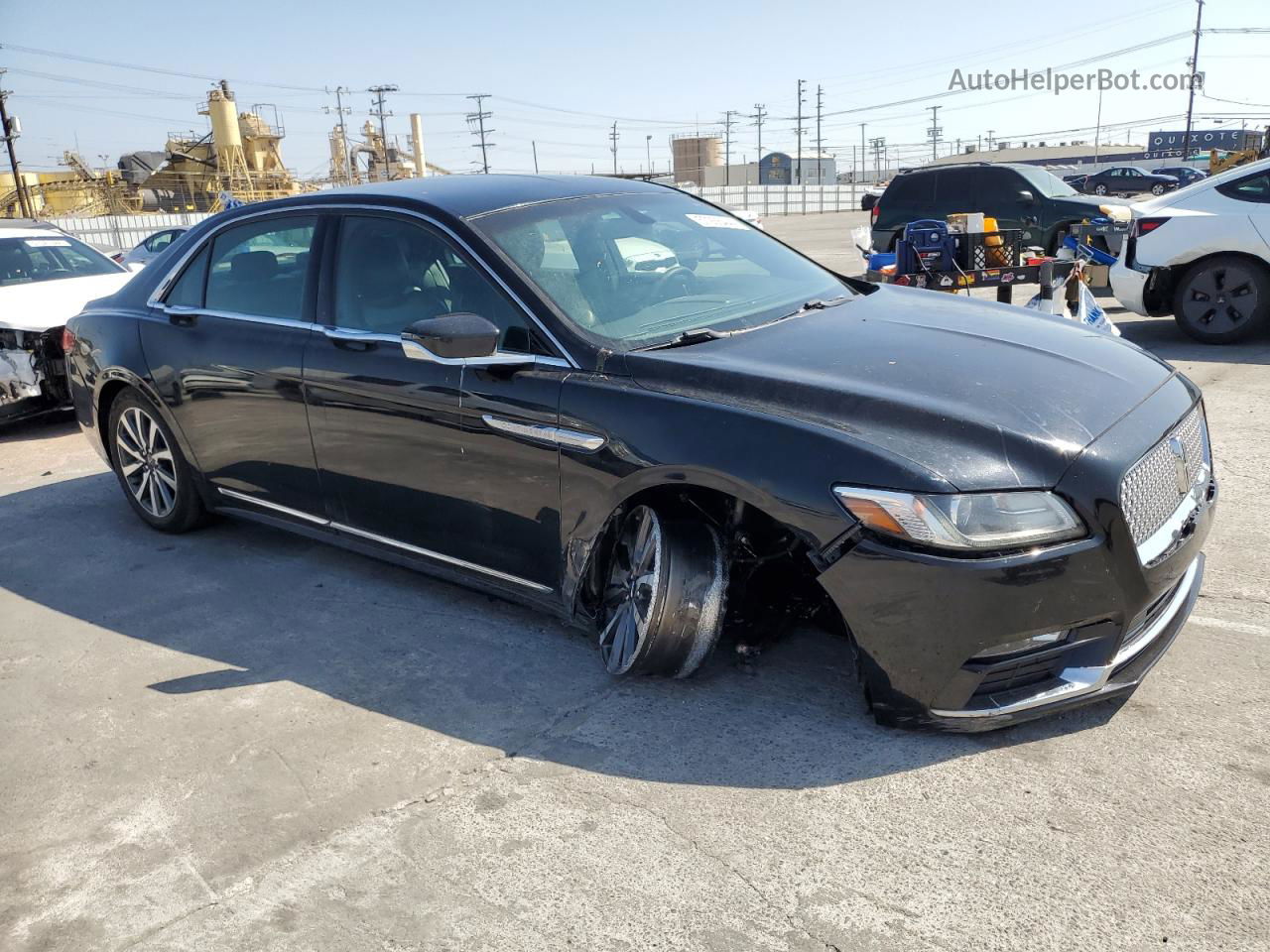 2017 Lincoln Continental Premiere Black vin: 1LN6L9PK6H5611240