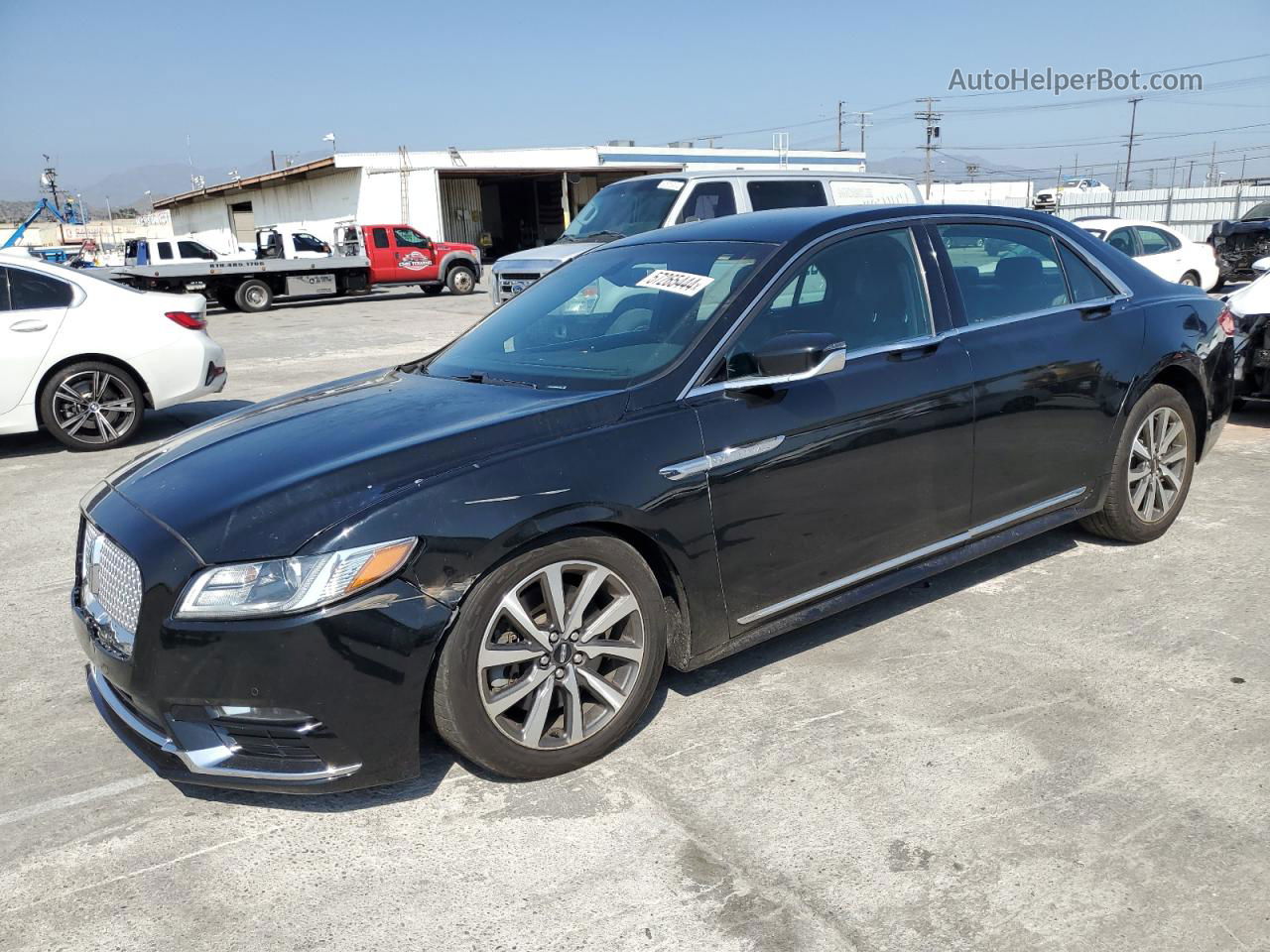 2017 Lincoln Continental Premiere Black vin: 1LN6L9PK6H5611240