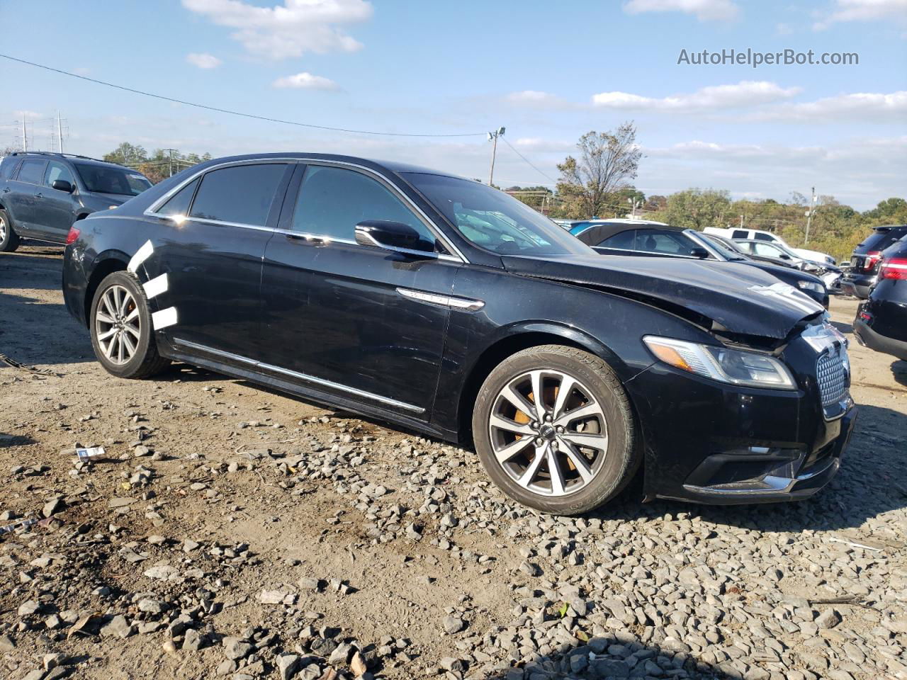 2017 Lincoln Continental Premiere Черный vin: 1LN6L9PK7H5602224