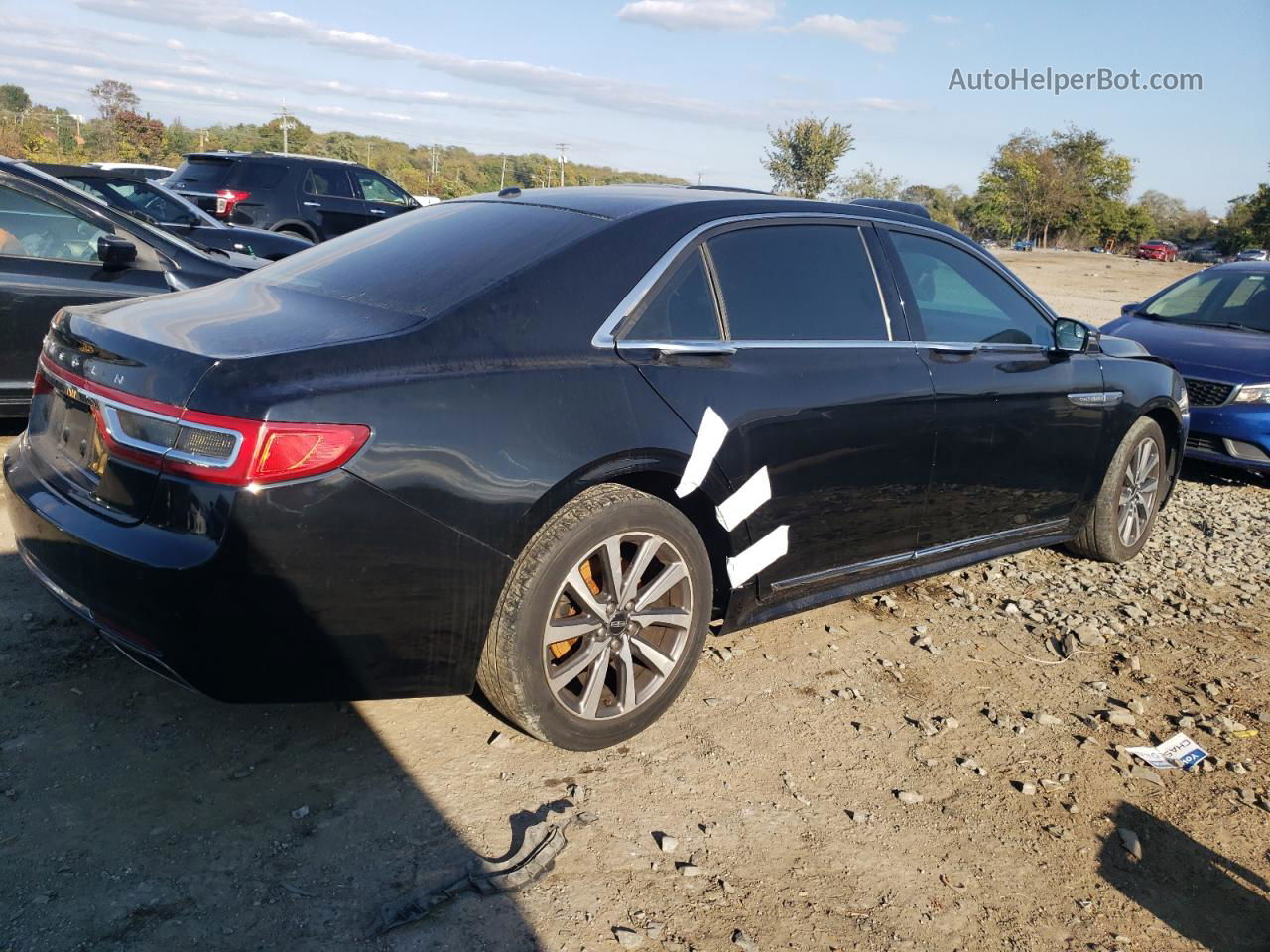 2017 Lincoln Continental Premiere Черный vin: 1LN6L9PK7H5602224