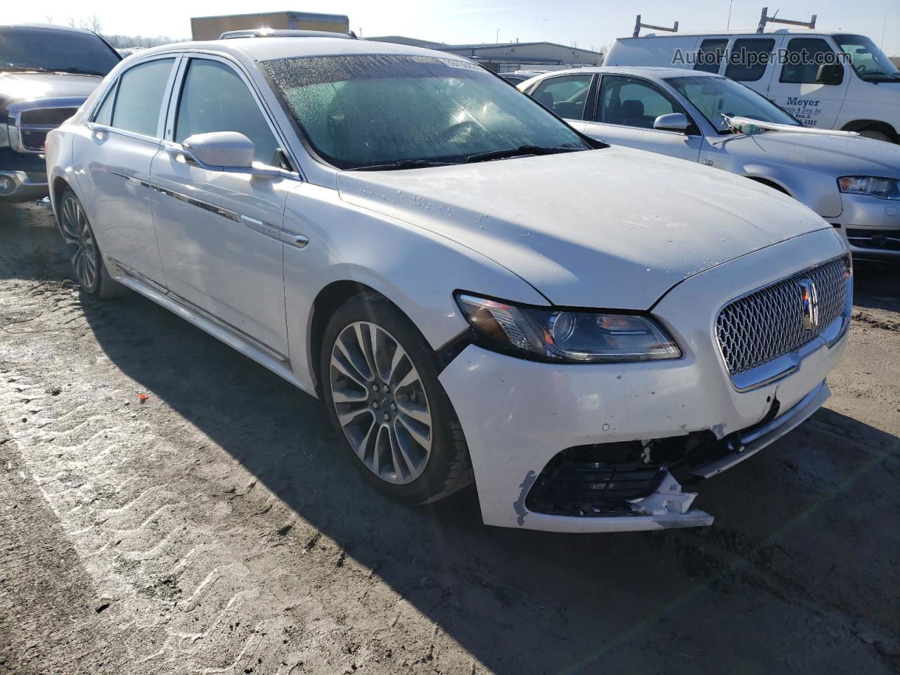 2017 Lincoln Continental Premiere White vin: 1LN6L9PK9H5611085