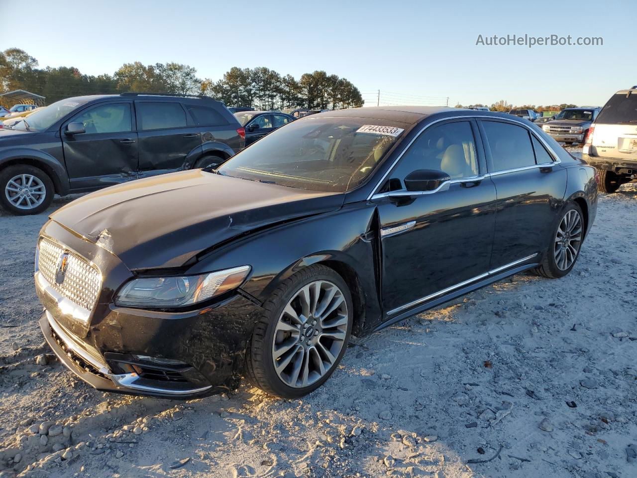 2017 Lincoln Continental Reserve Black vin: 1LN6L9RP4H5601329