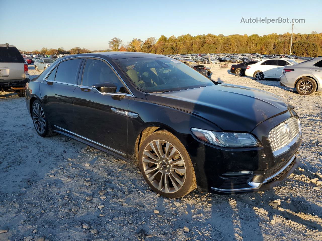 2017 Lincoln Continental Reserve Black vin: 1LN6L9RP4H5601329