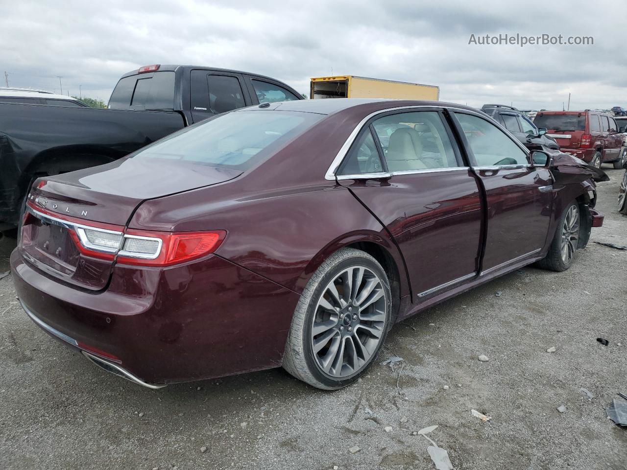 2017 Lincoln Continental Reserve Бордовый vin: 1LN6L9RP7H5614589