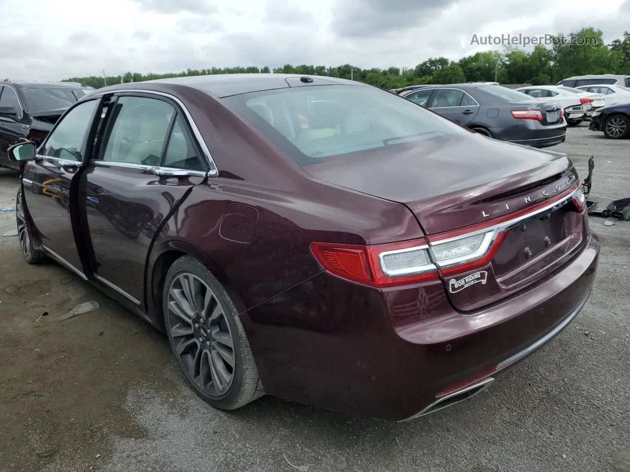 2017 Lincoln Continental Reserve Бордовый vin: 1LN6L9RP7H5614589