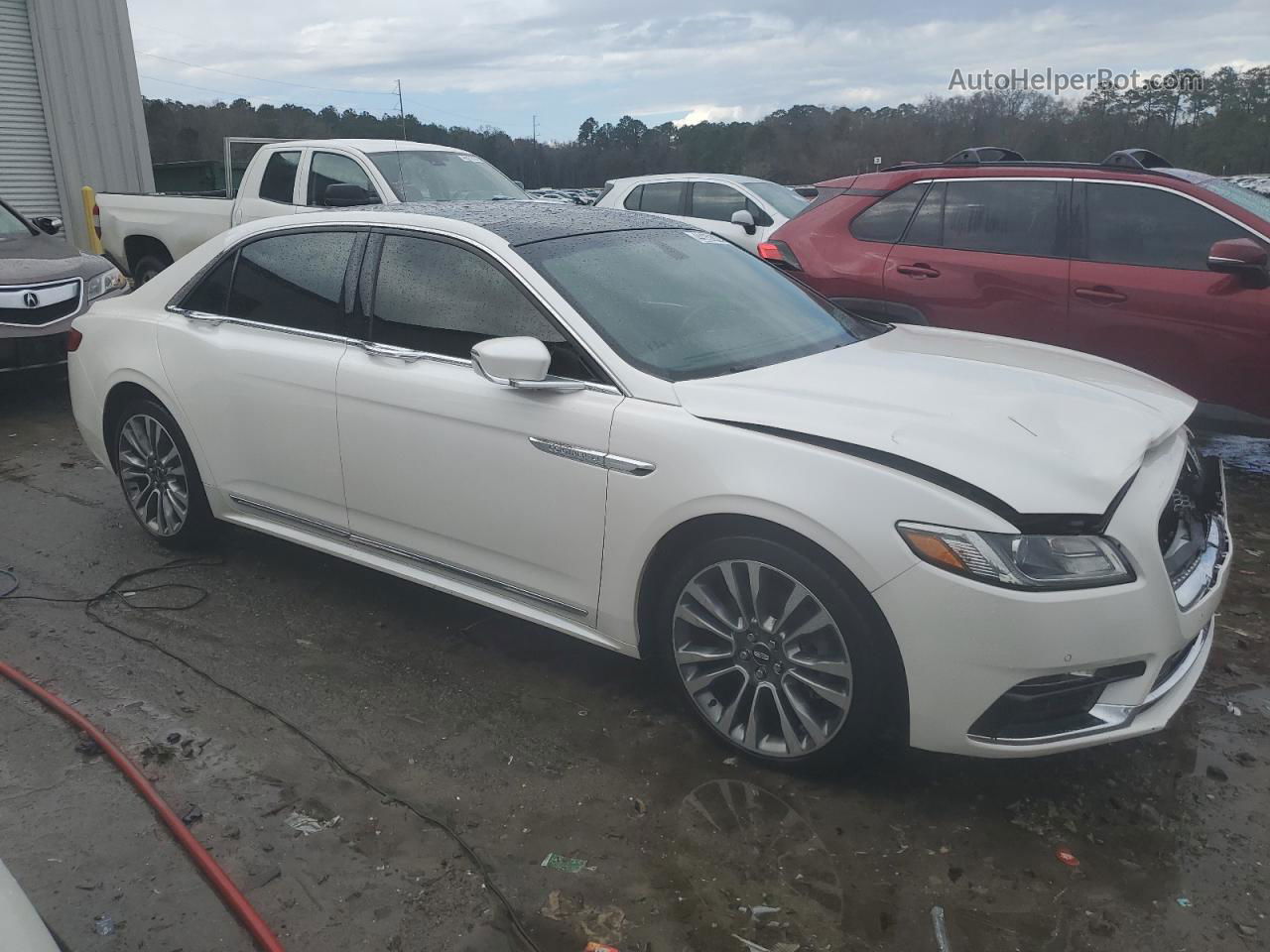 2017 Lincoln Continental Reserve White vin: 1LN6L9RP8H5608381