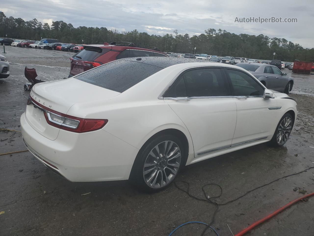 2017 Lincoln Continental Reserve White vin: 1LN6L9RP8H5608381